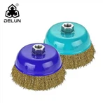 4-инчова гофрирана тел от стоманена четка M14