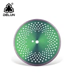 DELUN Pro порцеланово острие 4-1/2" Инструмент за рязане на твърди плочки с тънък режещ ръб и 7/8" - 20 mm